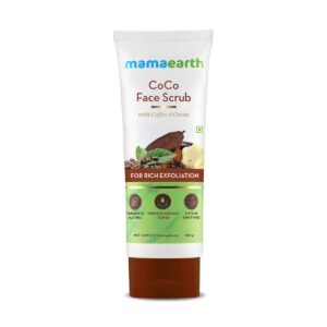 Mama Earth CoCo Face Scrub with Coffee and Cocoa for Rich Exfoliation, 100g