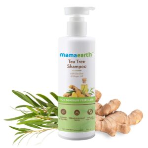 Mama Earth Tea Tree Shampoo for Dandruff Free Hair, 250ml