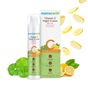 Mama Earth Vitamin C Night Cream For Women with Vitamin C and Gotu Kola for Skin Illumination – 50g